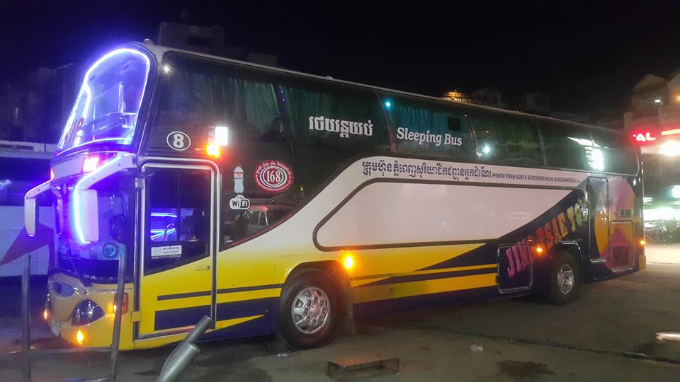 Vé xe buýt đêm từ Sihanoukville đến TPHCM