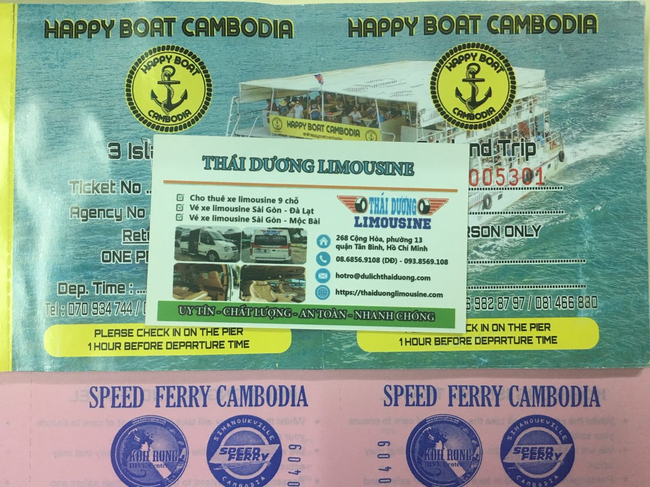 Đại lý bán vé tàu đi đảo Kohrong Samloem hè 2022