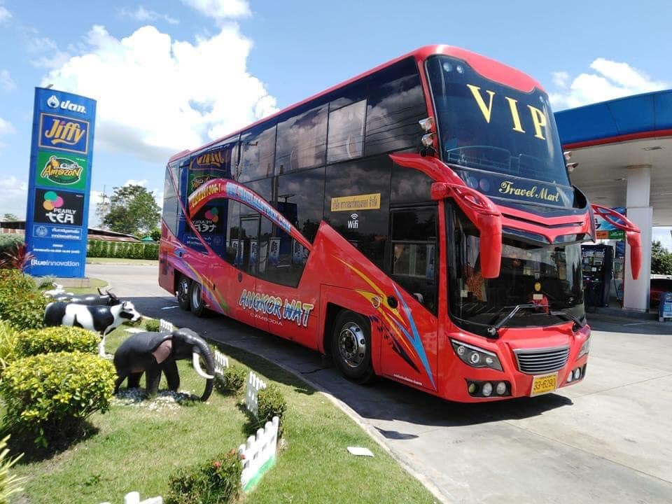 Xe bus đi Siem Reap năm 2022