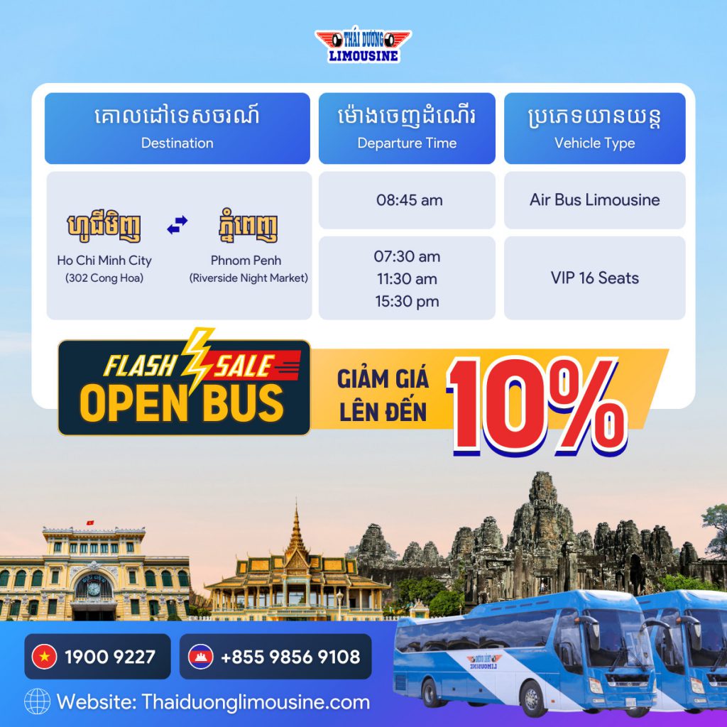 Mua vé tàu đi Kohrong Samloem từ Sài Gòn