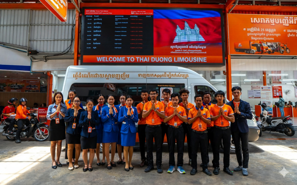 Xe khách Bavet đi Sihanoukville