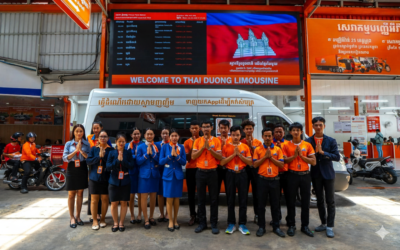 Xe khách Bavet đi Sihanoukville
